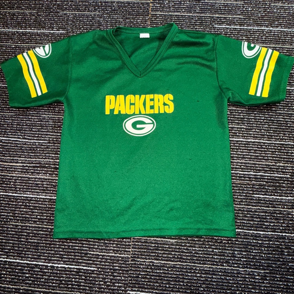 Franklin Sports Green Bay Packers Jersey Kids M NFL Football Green